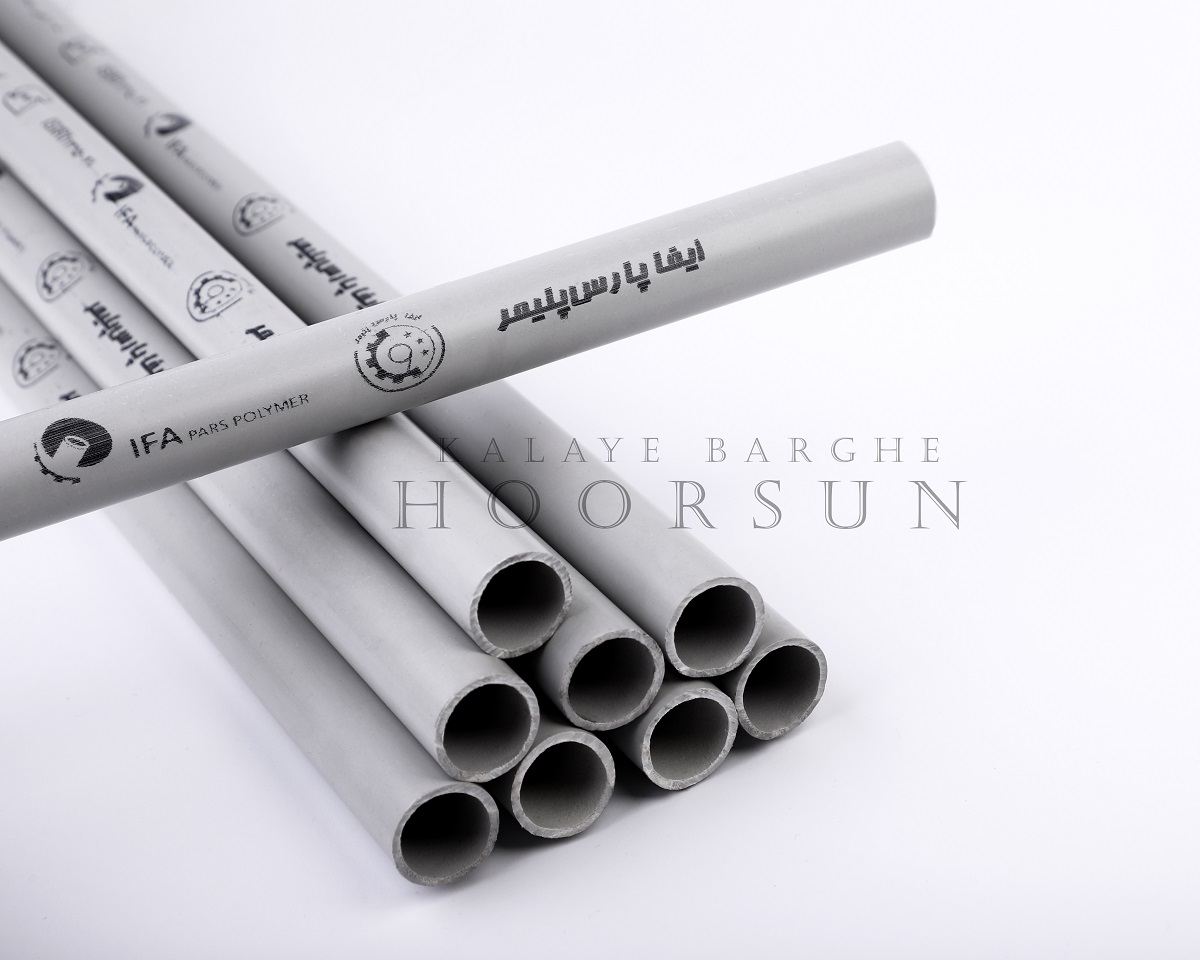 لوله برق upvc خم سرد ایفا پارس پلیمرسایز 21